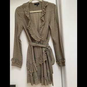 Top shop polka dot dress very flattering